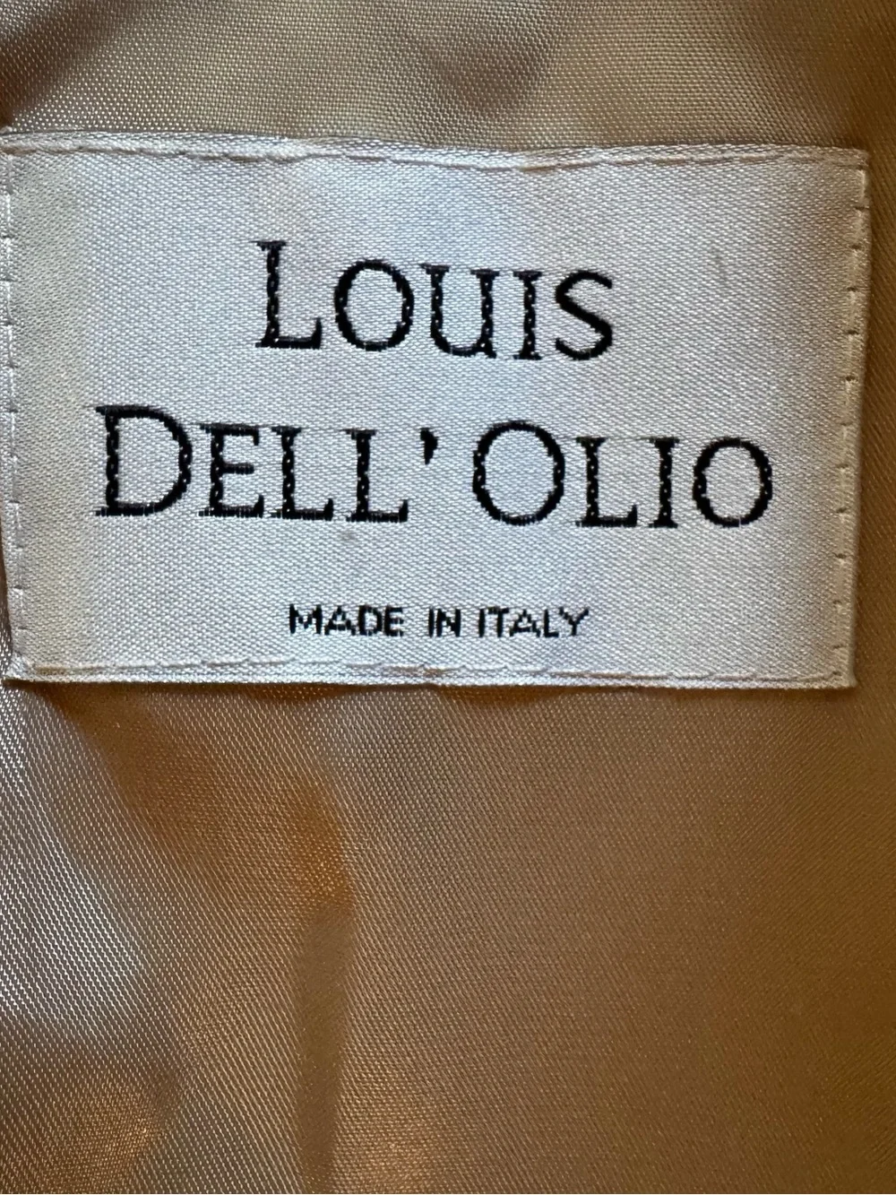 Louis Dell’Olio 46R Wool Houndstooth Sport Coat Made in Italy